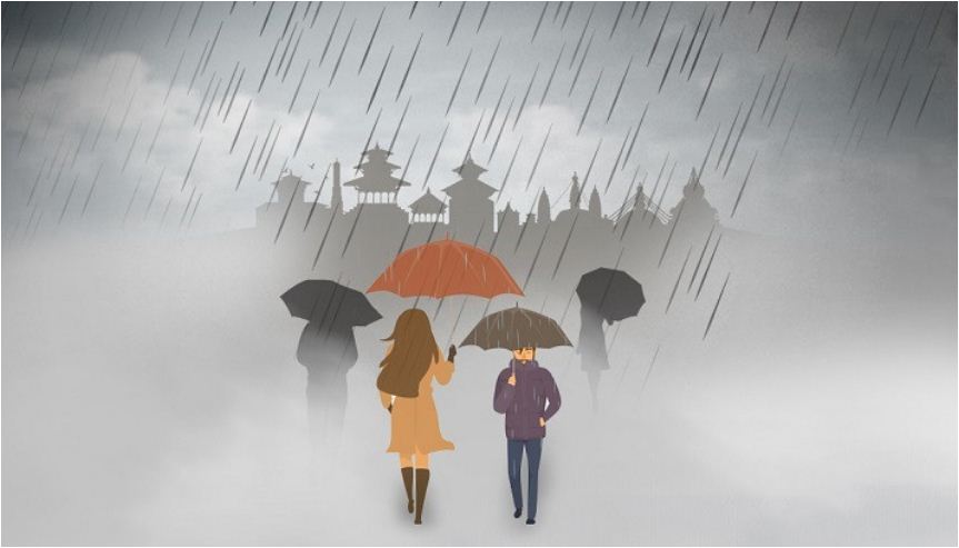 आज थोरै ठाउँमा मुसलधारे पानी पर्ने सम्भावना